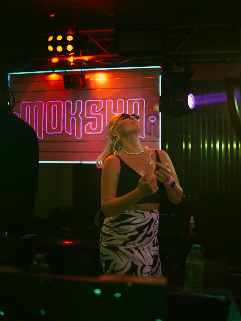 Dance floor vibes at Mokshaa Hiriketiya