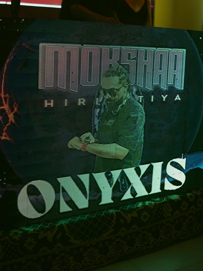 Mokshaa Hiriketiya LED booth display at the party