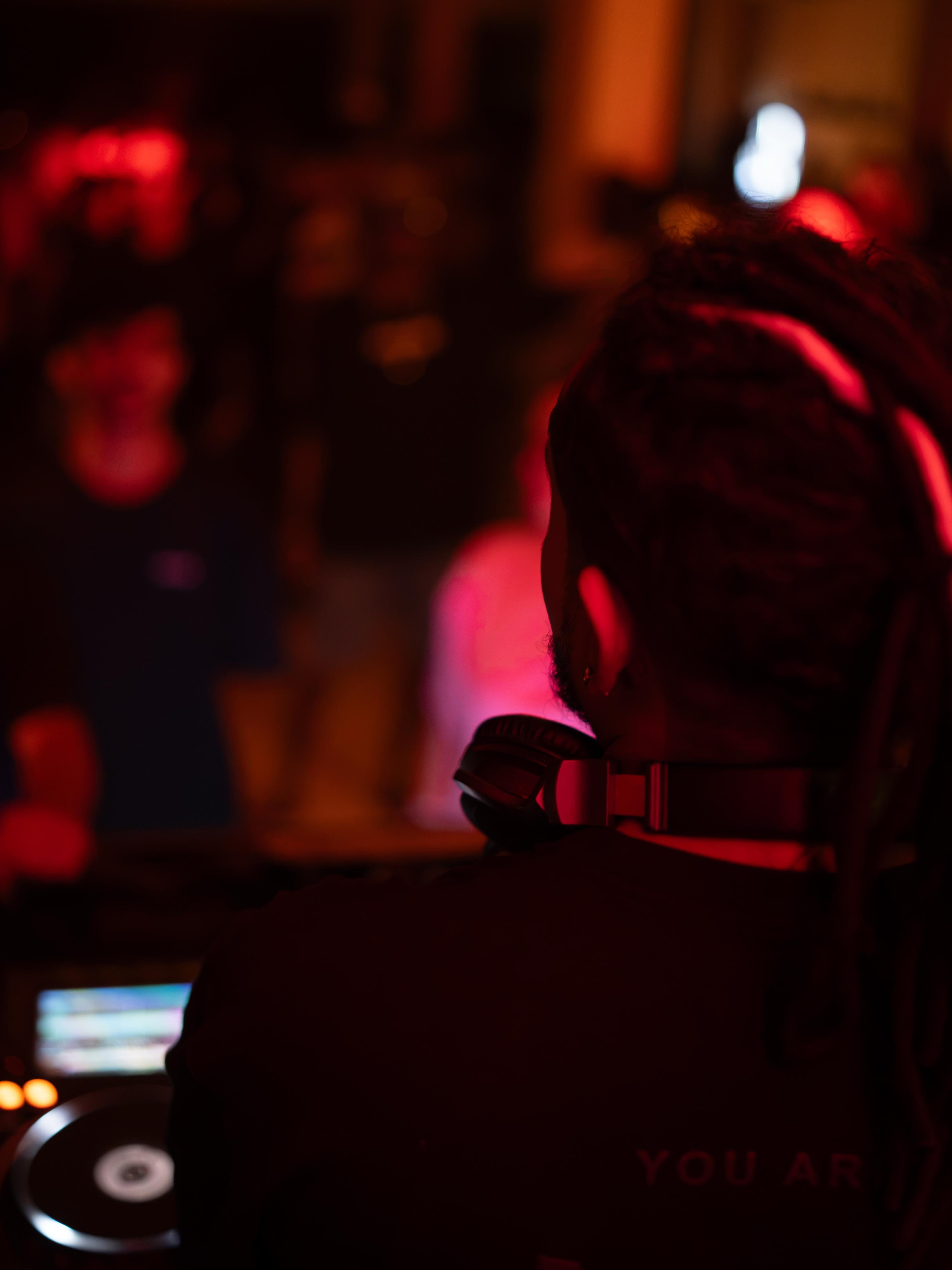 DJ at the booth during Mokshaa Hiriketiya party